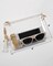 Clear Bag Stadium Approved, Clear Crossbody Purse for Concert, Festival (White)